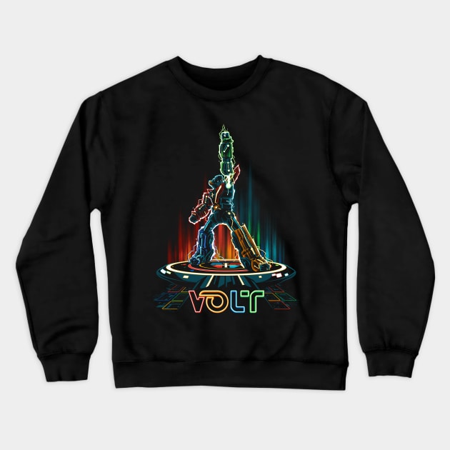 VOLT (TRON) Crewneck Sweatshirt by djkopet